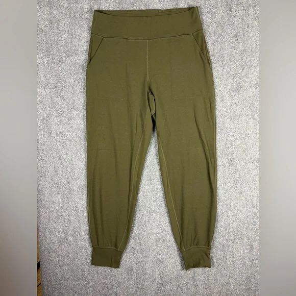 Lululemon Align High Rise Joggers Olive Green Size 10 - Picture 1 of 9